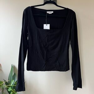 NWT Re/Done square neck top